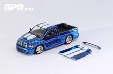 Load image into Gallery viewer, GCD 1:64 Plating Blue RAM SRT-10 Pickup Truck Sports Model Diecast Metal Car

