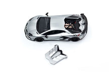 Load image into Gallery viewer, HH 1:64 Silver Aventador SVJ LP770-4 Racing Sports Model Diecast Metal Car New Collection
