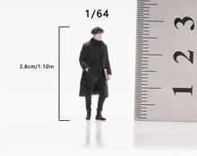 Load image into Gallery viewer, 1:64 Painted Figure Model Miniature Resin Diorama Sand British-style Man Black
