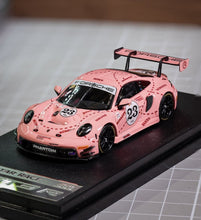Load image into Gallery viewer, SR 1:64 Pink 911 992 GT3 RS #23 Racing Sports Model Diecast Metal Car New Collection
