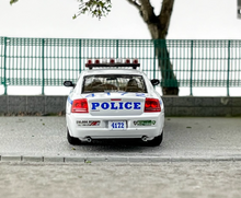Load image into Gallery viewer, Rollin 1:64 White 2008 NYPD Charger Police Muscle Model Diecast Metal Car New Collection
