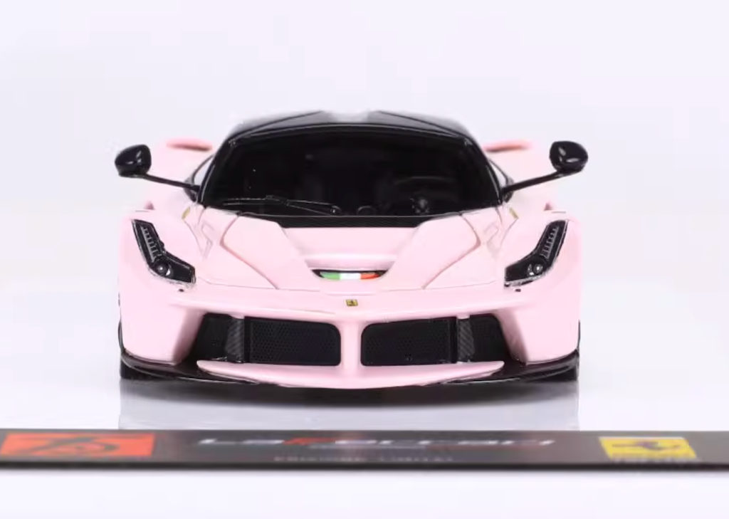 DMH 1:64 Pink Laferrari Aperta Super Racing Sports Model