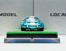 Load image into Gallery viewer, 1:64 LOCARNO Ice Blue Singer 964 Coupe Sports Model Diecast Resin Car New Collection
