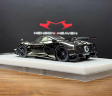 Load image into Gallery viewer, HH 1:64 Plating Black Zonda Tricolore Sports Model Diecast Metal Car New Collection
