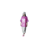 Load image into Gallery viewer, 1:64 Painted Figure Mini Model Miniature Resin Diorama Girl Pink Top White Hat
