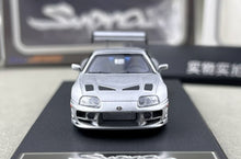 Load image into Gallery viewer, FS 1:64 Silver Supra A80 Targa Convertible Sports Model Diecast Metal Car New Collection
