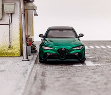Load image into Gallery viewer, BBR 1:64 Green Romeo Giulia GTAm Spoiler Sports Diecast Model Metal Car New
