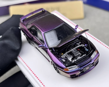 Load image into Gallery viewer, FH 1:64 Purple Skyline GTR R32 Nismo S-Tune Sports Model Diecast Metal Car New
