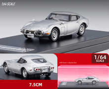 Load image into Gallery viewer, LCD 1:64 Toyota 2000GT Racing Sports Classic Model Toy Diecast Metal Car Display Box
