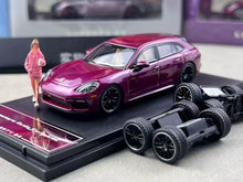 Load image into Gallery viewer, Liberty 1:64 Purple Panamera Turbo S Figure Sports Model Diecast Metal Car New Collection
