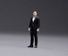 Load image into Gallery viewer, 1:64 Painted Figure Model Miniature Resin Diorama Toy Sand Bodyguard Security BN

