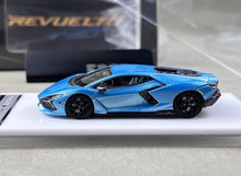 Load image into Gallery viewer, Zincit 1:64 Blue  Revuelto V12 Racing Sports Model Diecast Metal Car New Collection
