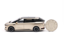 Load image into Gallery viewer, XCARTOYS 1:64 Gold Xpeng X9 EV MPV Van Sports Model Diecast Metal Car New Collection
