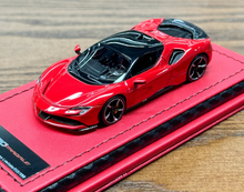 Load image into Gallery viewer, ART 1:64 Red SF90 Stradale Hard Top Sports Model Diecast Resin Car New Collection
