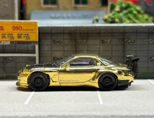 Load image into Gallery viewer, Master 1:64 JDM Gold RX7 FD Rocket Bunny Sports Model Diecast Metal Car New Collection

