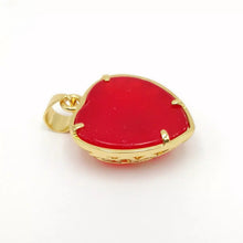 Load image into Gallery viewer, Nature Jade Heart Pendant Necklace Gift Jewelry charm Blessing Fortune Lucky a
