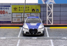 Load image into Gallery viewer, TM GDO 1:64 Silver Blue M4 Coupe Racing Sports Model Diecast Metal Car New
