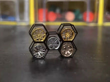 Load image into Gallery viewer, 1:64 Painted Figure Model Miniature Resin Sand Wheel Hub Frame Set Toy Cabinet Collection
