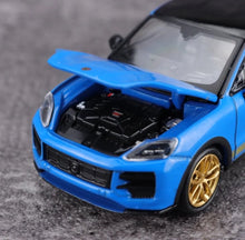 Load image into Gallery viewer, TH 1:64 Blue Cayenne Turbo GT SUV Sports Model Diecast Metal Car New Collection
