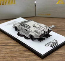 Load image into Gallery viewer, Topart 1:64 Gray LBWK Countach #41 Sports Model Diecast Metal Car New Collection

