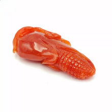 Load image into Gallery viewer, Nature Jade Red Corn Pendant Necklace Gift Jewelry charm Blessing Lucky Fortune
