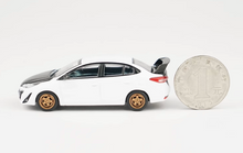 Load image into Gallery viewer, Poprace 1:64 White JDM GR Vios Racing Sports Model Diecast Metal Car New Collection
