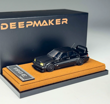 Load image into Gallery viewer, Deepmaker 1:64 Black 190E EVOII Widebody Sports Model Diecast Resin Car New Collection

