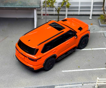 Load image into Gallery viewer, CM 1:64 Orange Sequoia Full Sized SUV ORV Sports Model Diecast Metal Car New Collection
