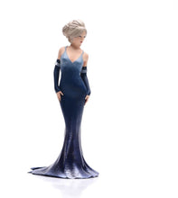 Load image into Gallery viewer, 1:24 Painted Figure Model Miniature Resin Diorama Navy Dinning Dress Lady Woman
