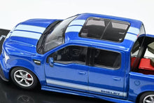 Load image into Gallery viewer, Funny 1:64 Blue Stripe F150 Shelby Pickup Truck Model Diecast Metal Car New Collection
