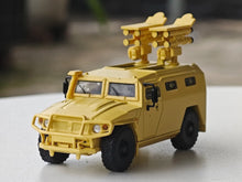 Load image into Gallery viewer, Masdi 1:64 Military Yellow GAZ SPM-2 Tiger Armored Model Diecast Metal Car BN
