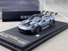 Load image into Gallery viewer, TM 1:64 Gray 911 992 GT3 RS Sports Model Diecast Metal Car New Collection
