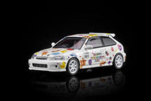 Load image into Gallery viewer, MH 1:64 White Civic EK9 Happy Children's Day Sport Model Diecast Metal Car New Collection
