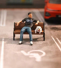 Load image into Gallery viewer, 1:64 Painted Figure Mini Model Miniature Diorama Sand Pet Street Boy Girl Man Collection
