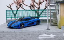 Load image into Gallery viewer, Scalemini 1:64 Blue One 1 Super Racing Sports Model Diecast Resin Car New
