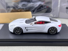 Load image into Gallery viewer, MJ 1:64 White One-77 V12 Coupe Super Racing Sports Model Diecast Metal Car New Collection
