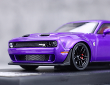 Load image into Gallery viewer, SH 1:64 Purple Challenger SRT Muscle Hellcat Sport Model Diecast Metal Car New Collection
