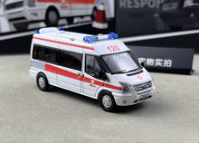 Load image into Gallery viewer, Shadow 1:64 White Ambulance Transit Van Model Diecast Metal Car New Collection
