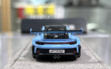 Load image into Gallery viewer, HH 1:64 Baby Blue 992.1 GT3 RS Sports Model Diecast Resin Car New Collection
