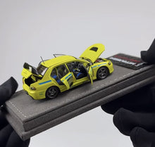 Load image into Gallery viewer, IHCM 1:64 Yellow Lancer EVO IX GSR Paul Sport Open Model Diecast Metal Car New Collection
