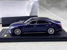 Load image into Gallery viewer, AR 1:64 Navy Blue Benz AMG S63 E Performance Sport Model Diecast Metal Car New Collection

