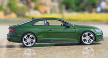 Load image into Gallery viewer, Bburago 1:24 Green RS5 Coupe Racing Sports Model Toy Diecast Metal Car Box BN
