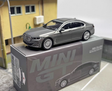 Load image into Gallery viewer, MINIGT 1:64 Gray 750Li xDrive Sedan Sports Model Diecast Metal Car #515
