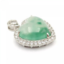 Load image into Gallery viewer, Nature Jade Heart Love Pendant Necklace Gift Jewelry charm Blessing Lucky New
