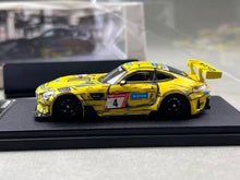 Load image into Gallery viewer, RM 1:64 Yellow AMG GTS Coupe Sports Model Diecast Metal Car New Collection
