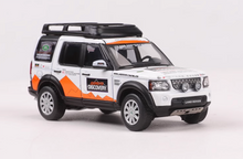 Load image into Gallery viewer, GCD 1:64 White Discovery 4 SUV Off Road Roof Rack Model Diecast Metal Car New
