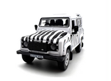 Load image into Gallery viewer, 1:76 Zebra Land Rover Defender 90 Sports SUV ORV Model Diecast Metal Car New Collection
