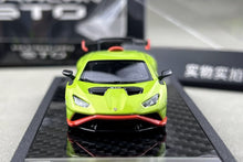 Load image into Gallery viewer, LCD 1:64 Green Huracan STO Sports Model Diecast Metal Car New Collection
