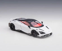 Load image into Gallery viewer, Masdi 1:64 White 765LT Racing Sports Model Diecast Metal Car New Collection
