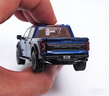 Load image into Gallery viewer, SC 1:64 Blue F150 Raptor Pickup Truck Sports Model Diecast Metal Car New Collection
